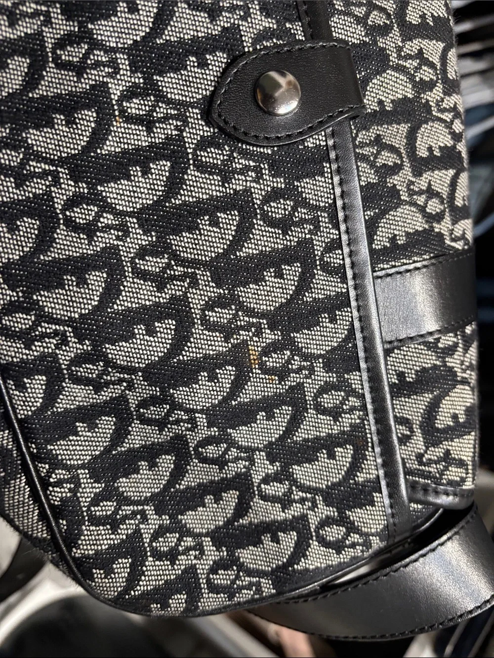 Christian DIOR Vintage Trotter Shoulder Bag